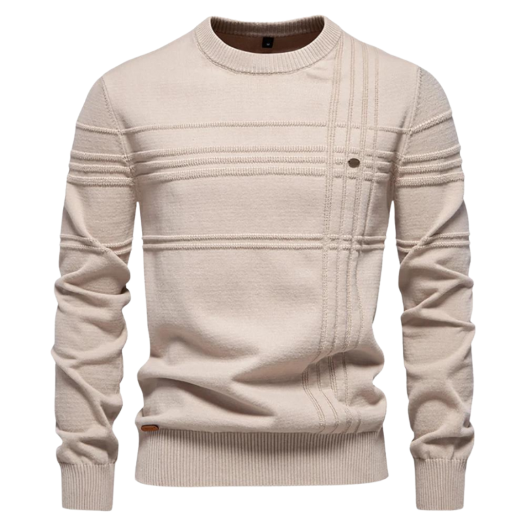 Levii Koelman Herenpullover Ruitdesign