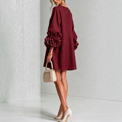 Anna & Julia® | Amara – elegancka sukienka mini w kwiaty