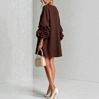 Anna & Julia® | Amara – elegancka sukienka mini w kwiaty