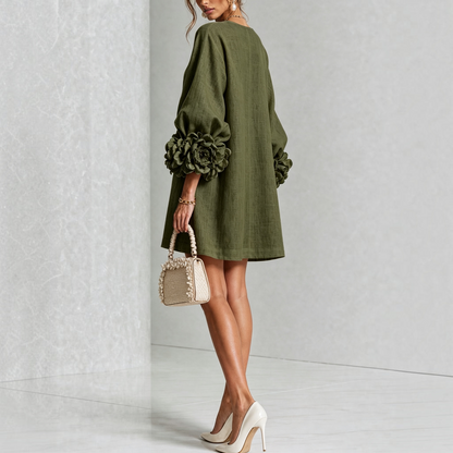 Anna & Julia® | Amara – elegancka sukienka mini w kwiaty