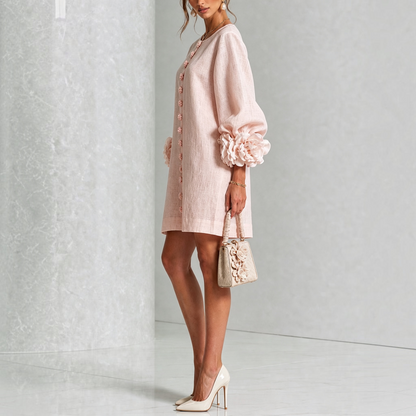 Anna & Julia® | Amara – elegancka sukienka mini w kwiaty