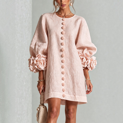 Anna & Julia® | Amara – elegancka sukienka mini w kwiaty