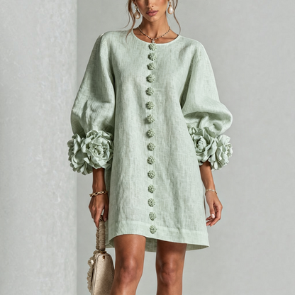Anna & Julia® | Amara – elegancka sukienka mini w kwiaty