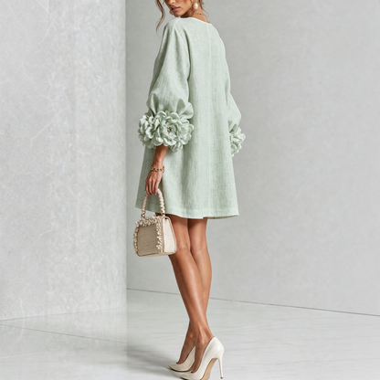 Anna & Julia® | Amara – elegancka sukienka mini w kwiaty
