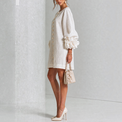 Anna & Julia® | Amara – elegancka sukienka mini w kwiaty