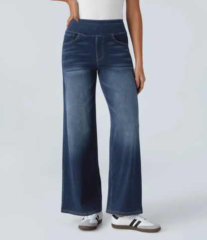 Anna & Julia® | Wygodne jeansy z wysokim stanem