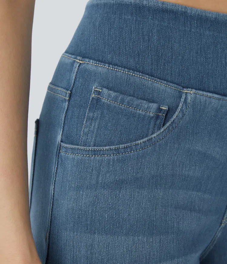 Anna & Julia® | Wygodne jeansy z wysokim stanem
