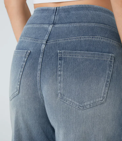 Anna & Julia® | Wygodne jeansy z wysokim stanem