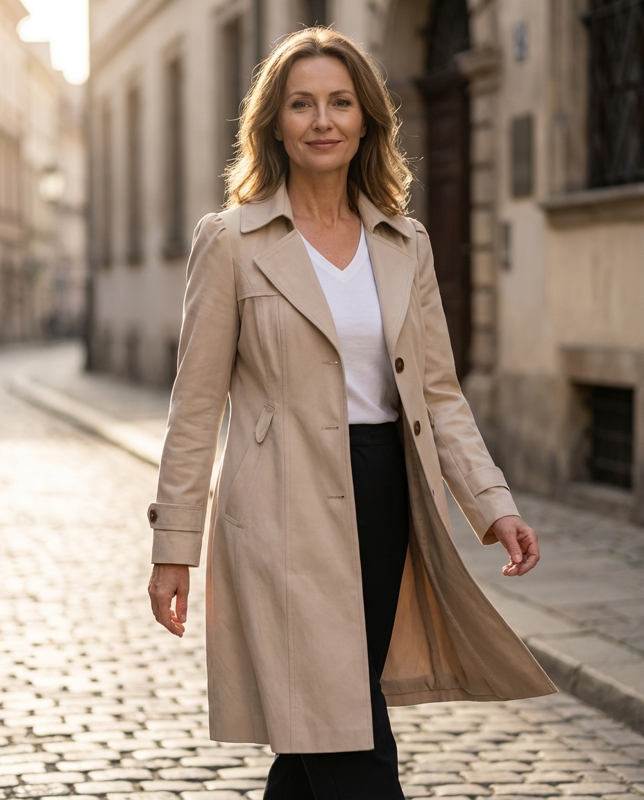 Anna & Julia® | Elegancki wygodny płaszcz letni