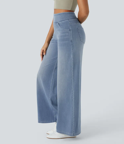 Anna & Julia® | Wygodne jeansy z wysokim stanem