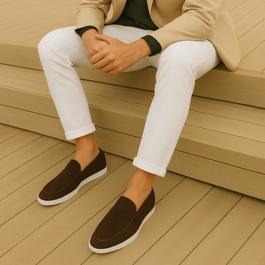 Anna & Julia® | Eleganckie zamszowe mokasyny