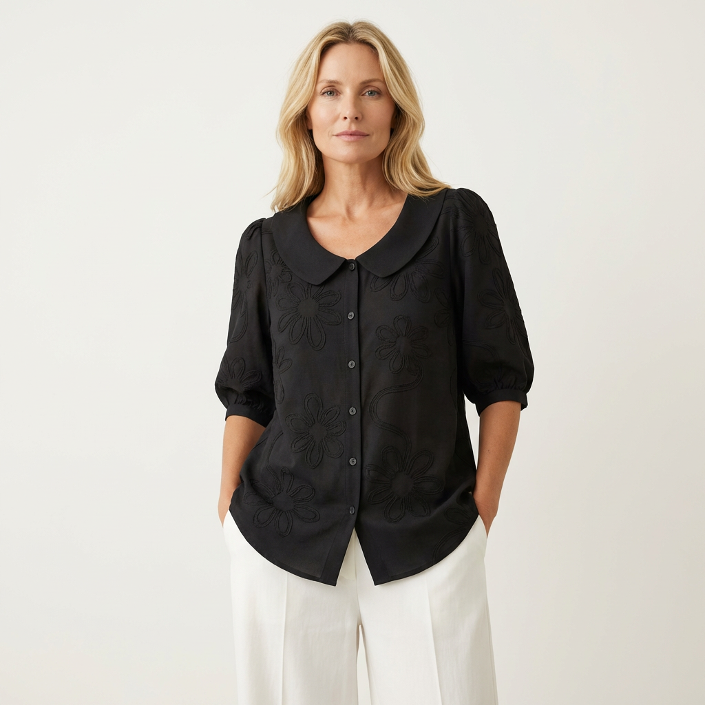Anna & Julia® | Elegancka miękka bluzka damska