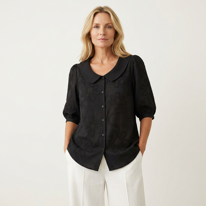 Anna & Julia® | Elegancka miękka bluzka damska