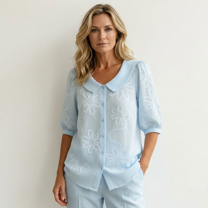 Anna & Julia® | Elegancka miękka bluzka damska