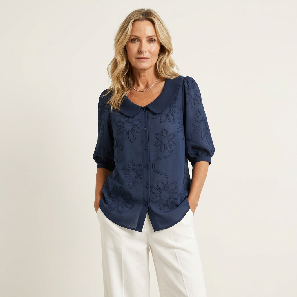 Anna & Julia® | Elegancka miękka bluzka damska