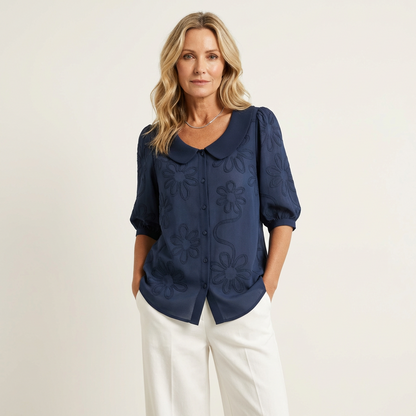 Anna & Julia® | Elegancka miękka bluzka damska