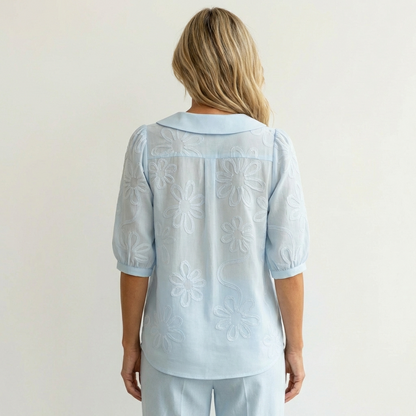 Anna & Julia® | Elegancka miękka bluzka damska