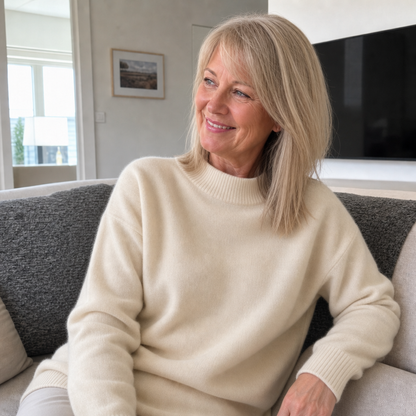 Anna & Julia® | Wygodny kaszmirowy sweter damski
