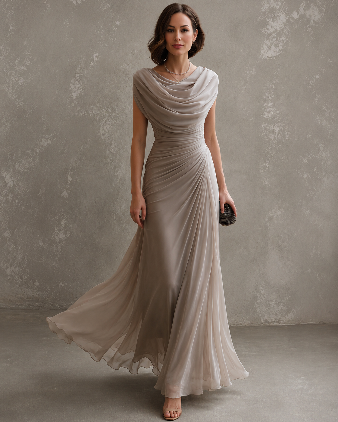 Anna & Julia® | Jilliann – elegancka sukienka maxi