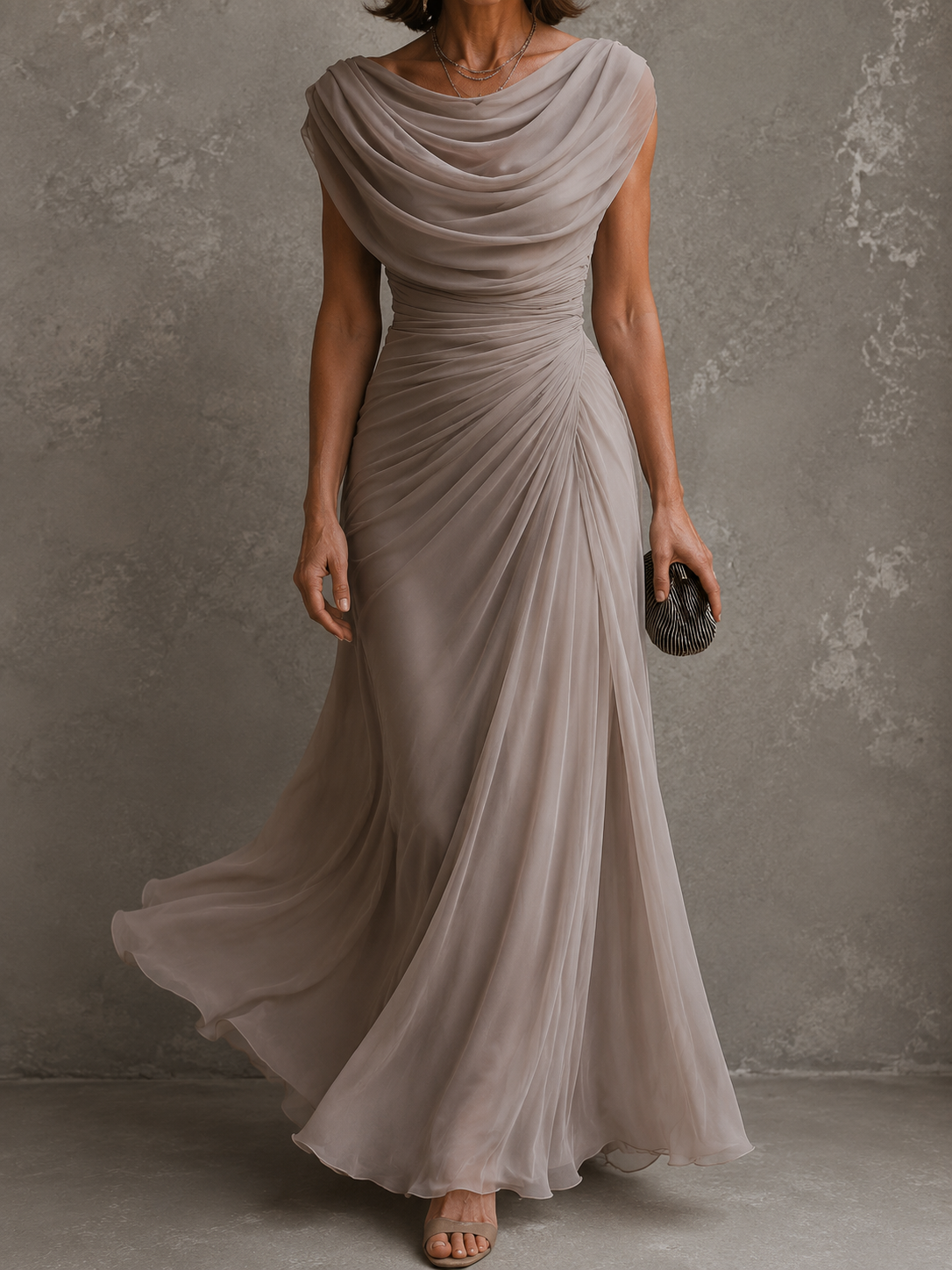 Anna & Julia® | Jilliann – elegancka sukienka maxi