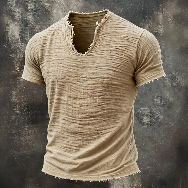Anna & Julia® | T-shirt z dekoltem w serek