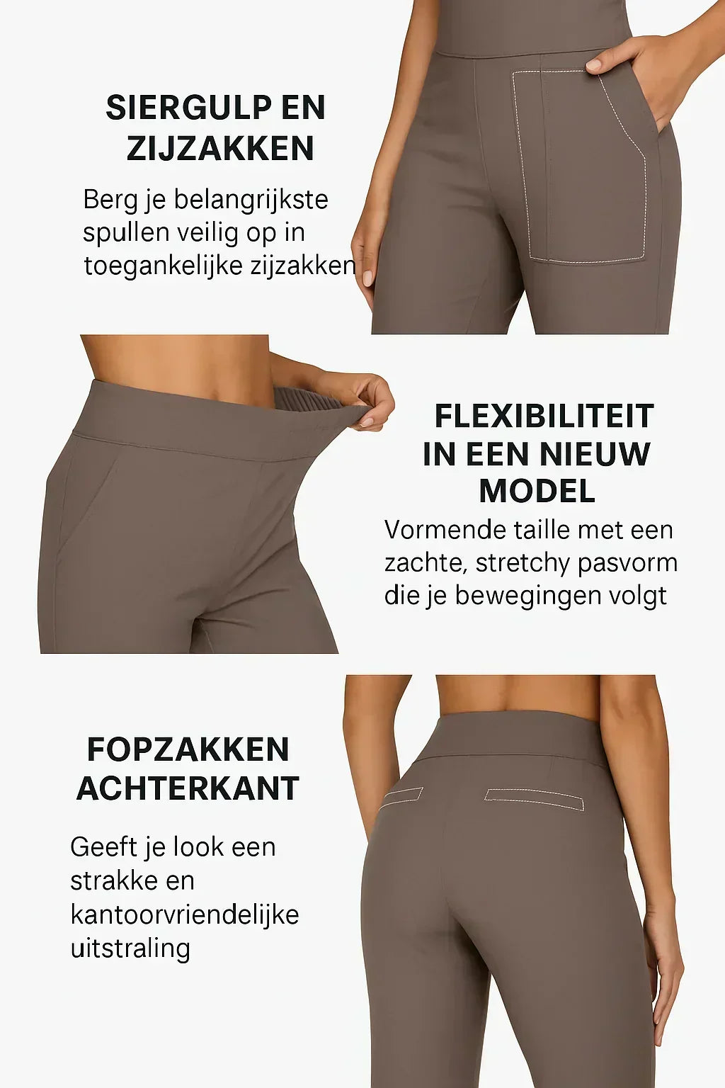 Anna & Julia® | Wygodne spodnie damskie stretch