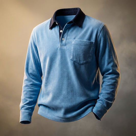 Przemysław | Poloshirt met lange mouwen