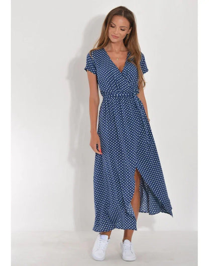 Anna & Julia® | Elegancka letnia sukienka z dekoltem V