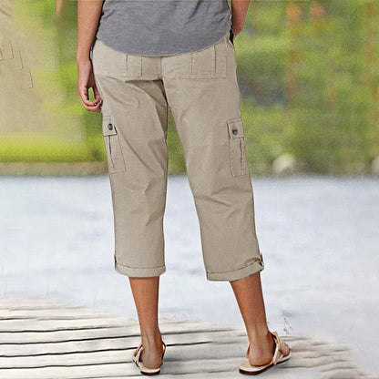 Anna & Julia® | Spodnie capri z wieloma kieszeniami