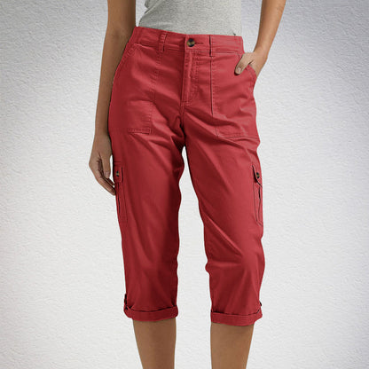 Anna & Julia® | Spodnie capri z wieloma kieszeniami