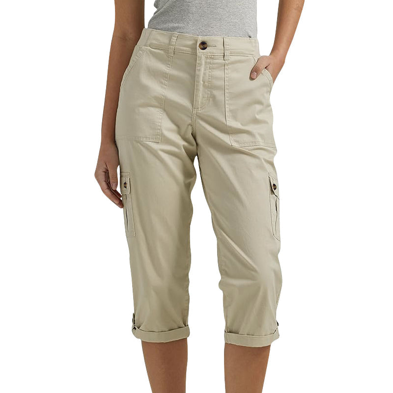 Anna & Julia® | Spodnie capri z wieloma kieszeniami
