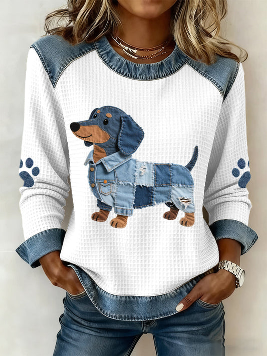Anna & Julia® | Wygodny sweter jamnik