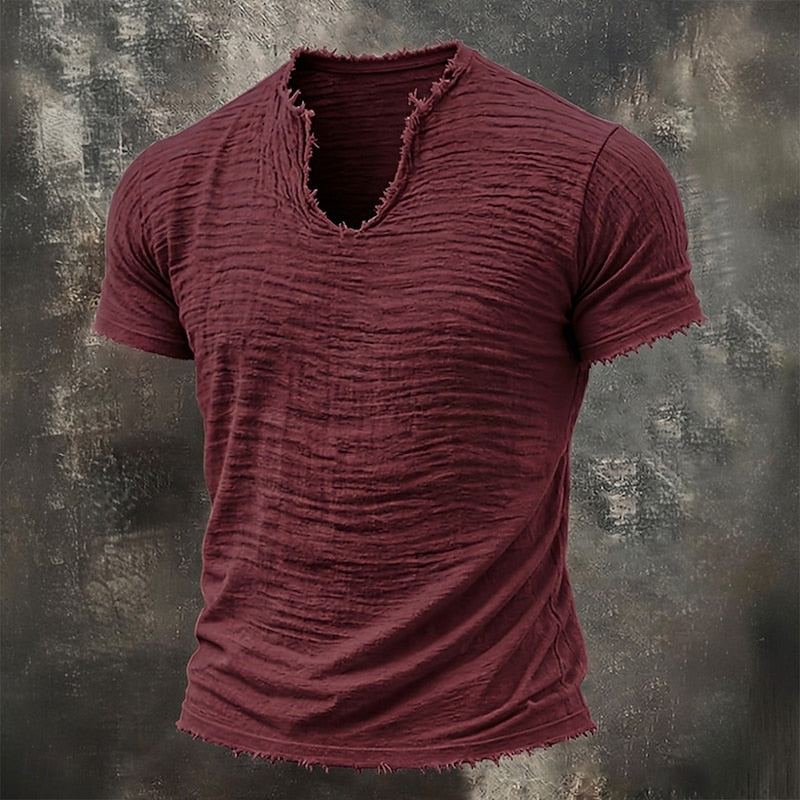 Anna & Julia® | T-shirt z dekoltem w serek